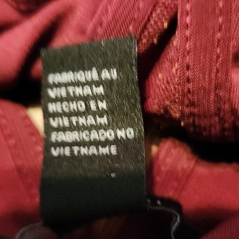 Forever 21 Bodysuit Small Maroon Velour